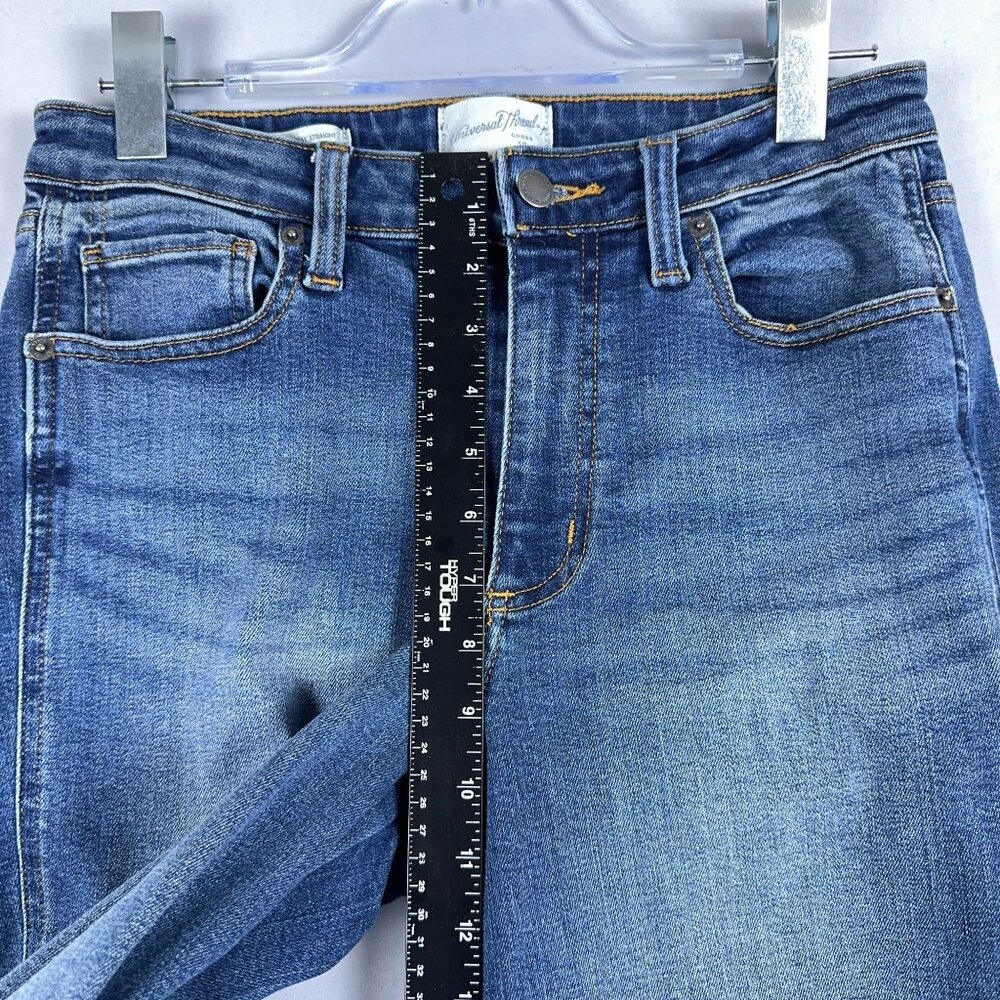 Universal Thread Everyday Straight Jeans Womens Size 10R Mid-Rise Stretch Blue - Picture 5 of 13